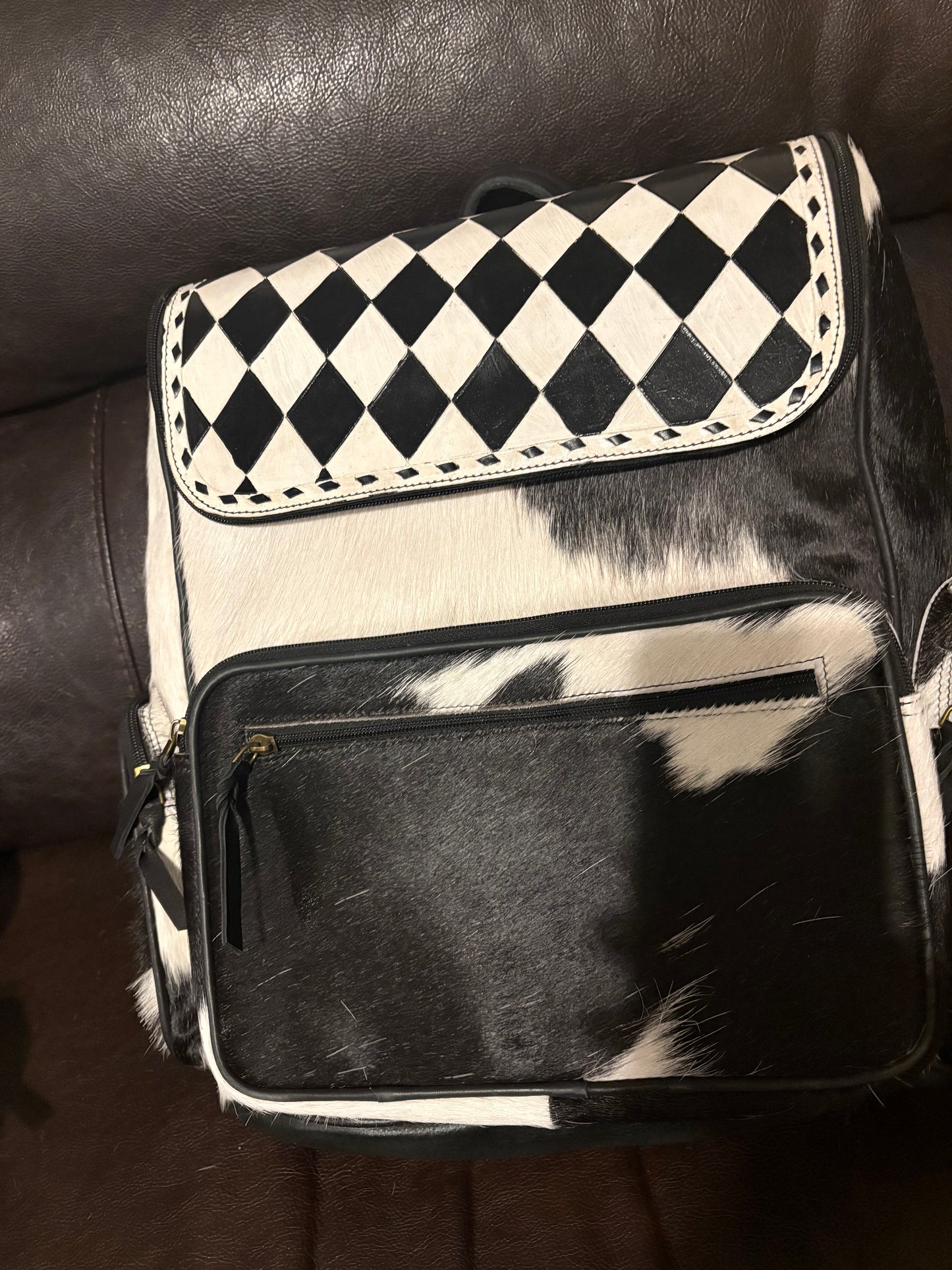 Checker Backpack