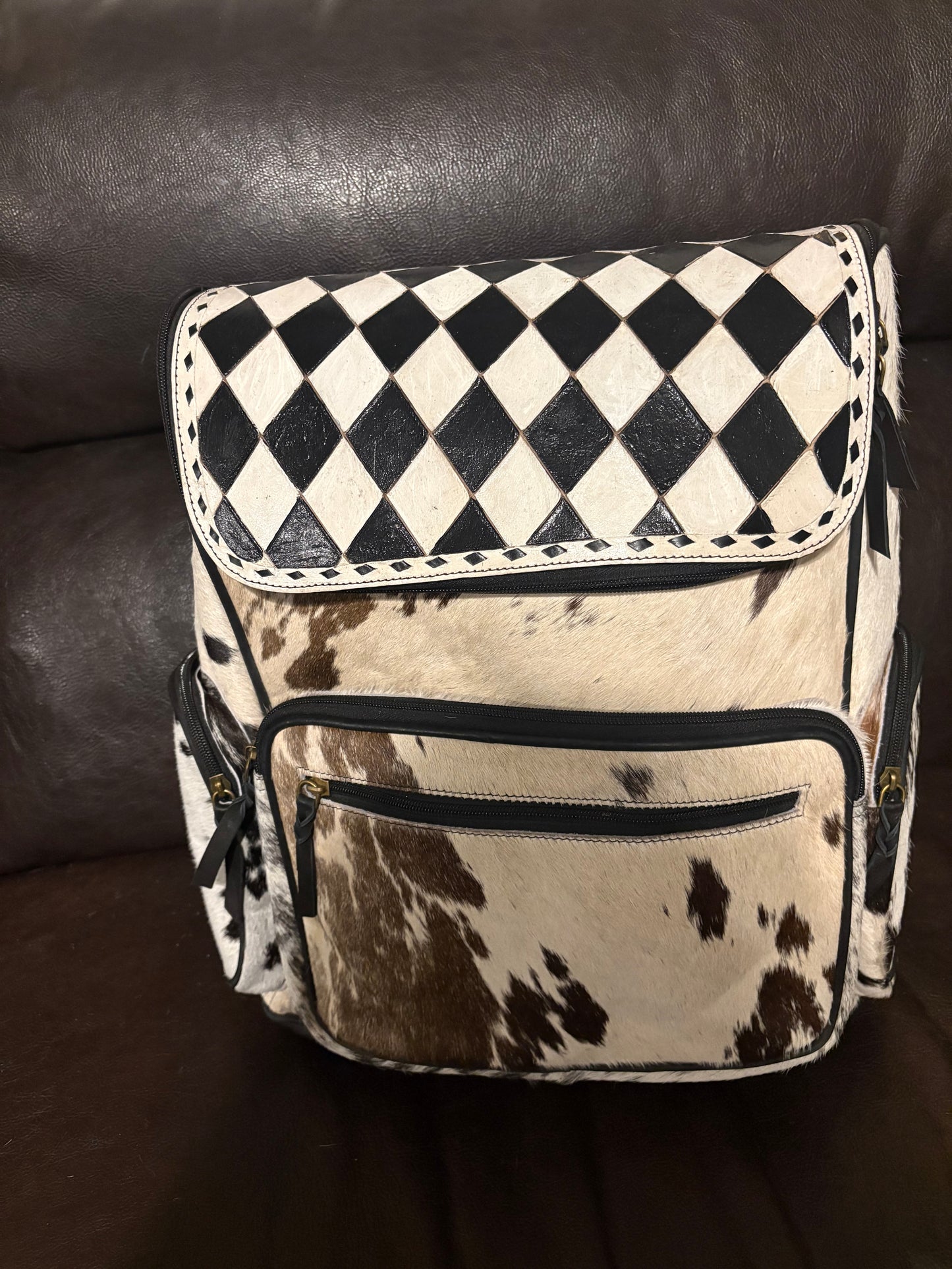 Checker Backpack
