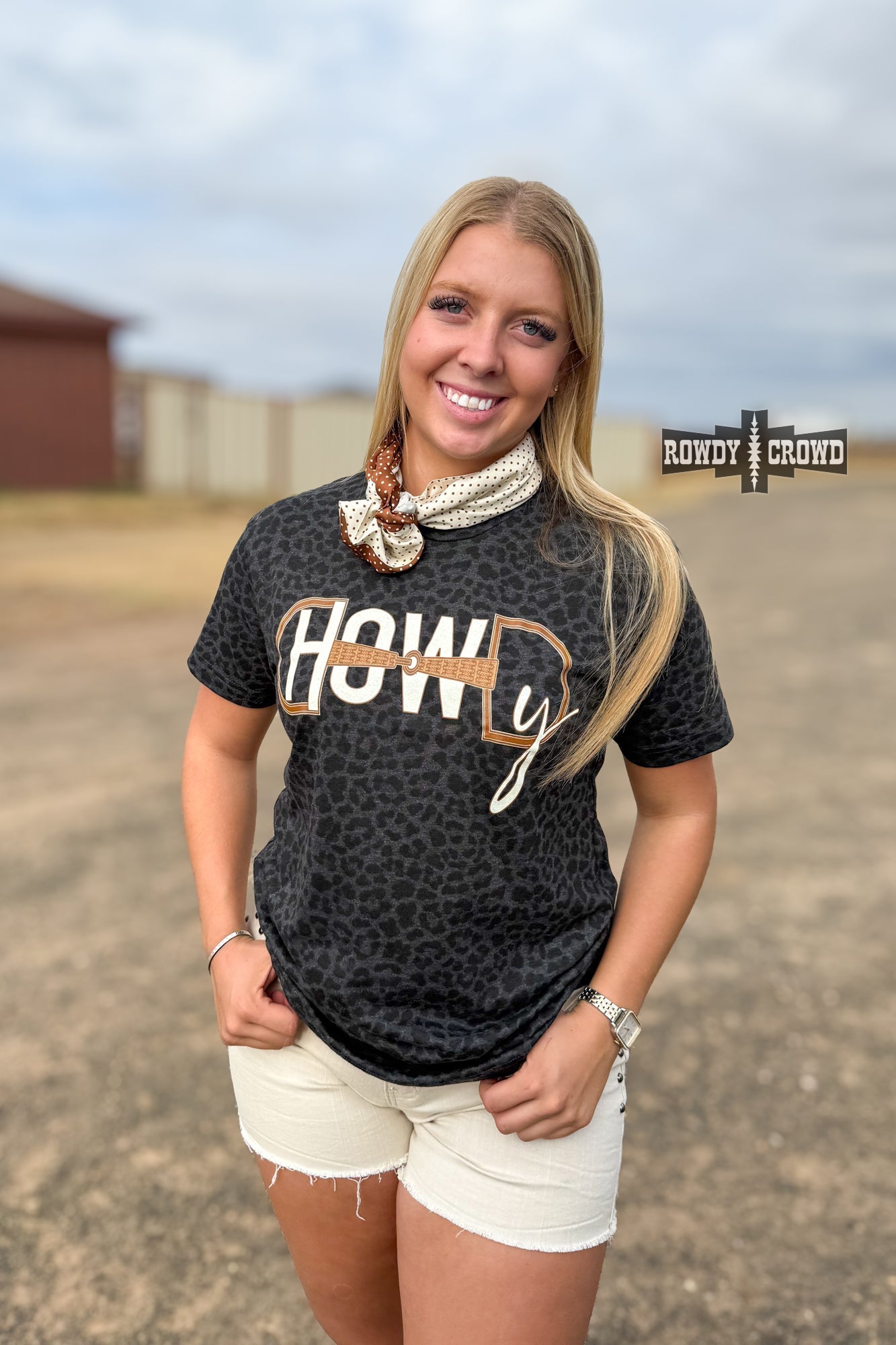 Leopard Howdy Bit Tee