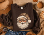 Leopard Santa Christmas Sweatshirt