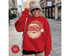 Leopard Santa Christmas Sweatshirt