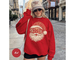 Leopard Santa Christmas Sweatshirt