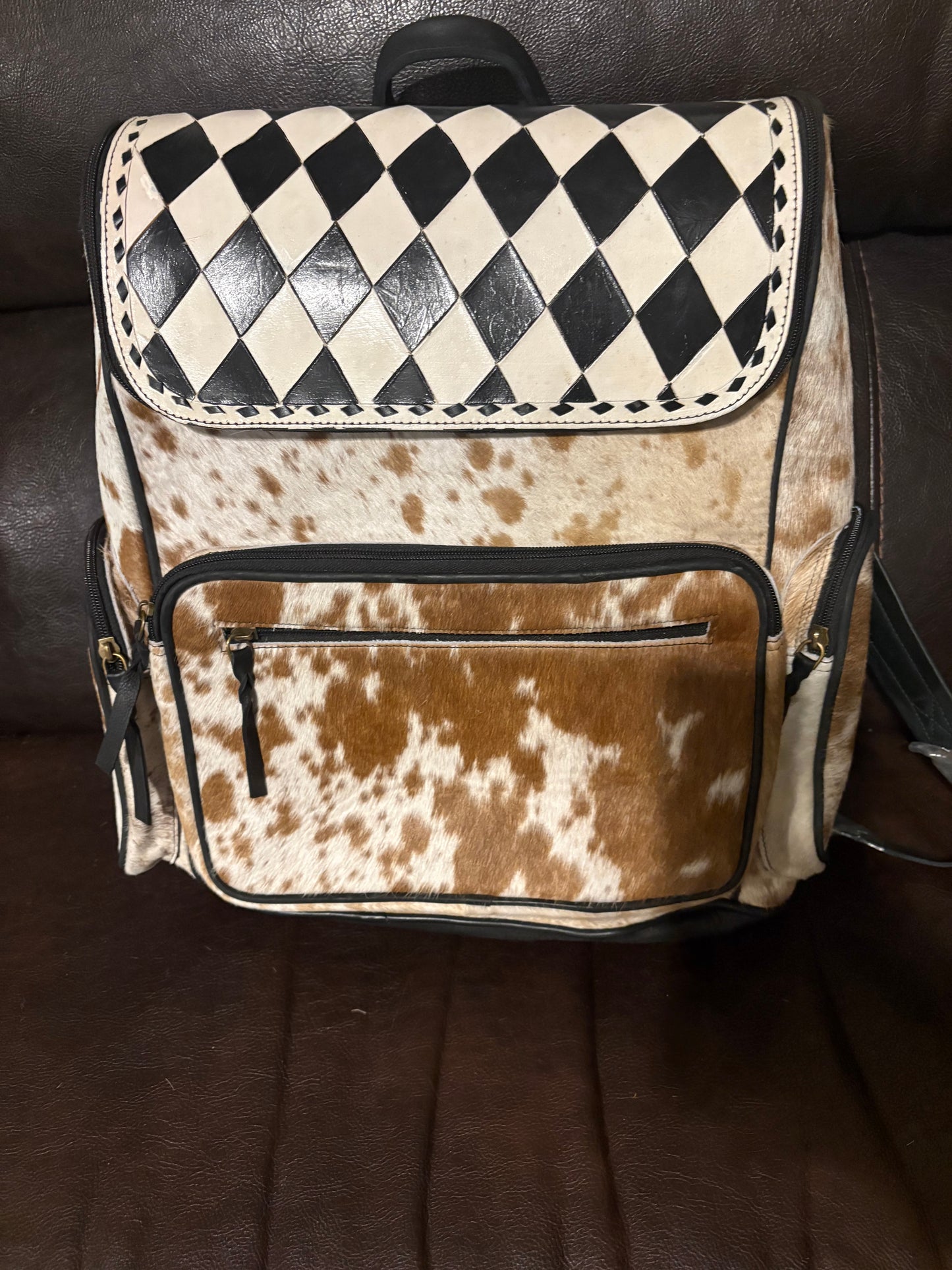 Checker Backpack