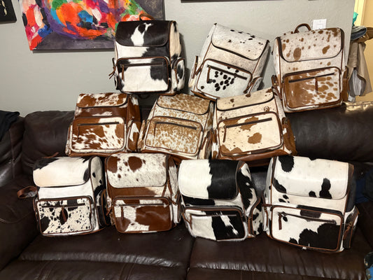 Concealed Cary Cowhide Backpacks