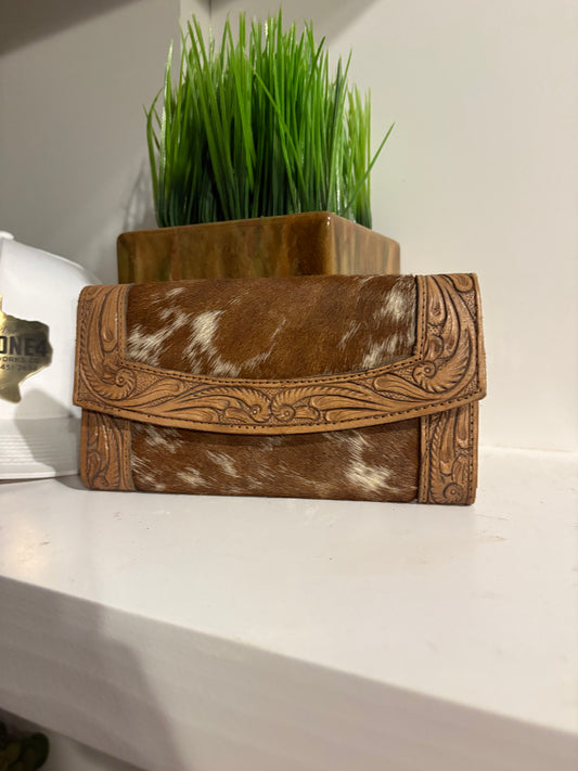 Grace Cowhide Clutch