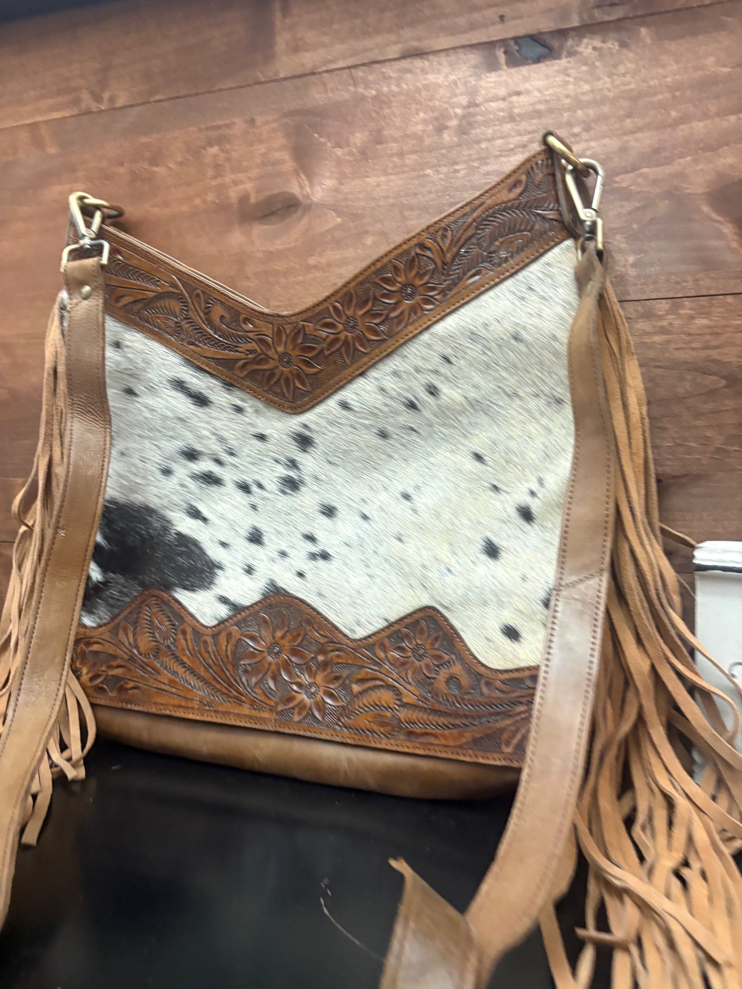 Midnight Mesa Fringe Crossbody