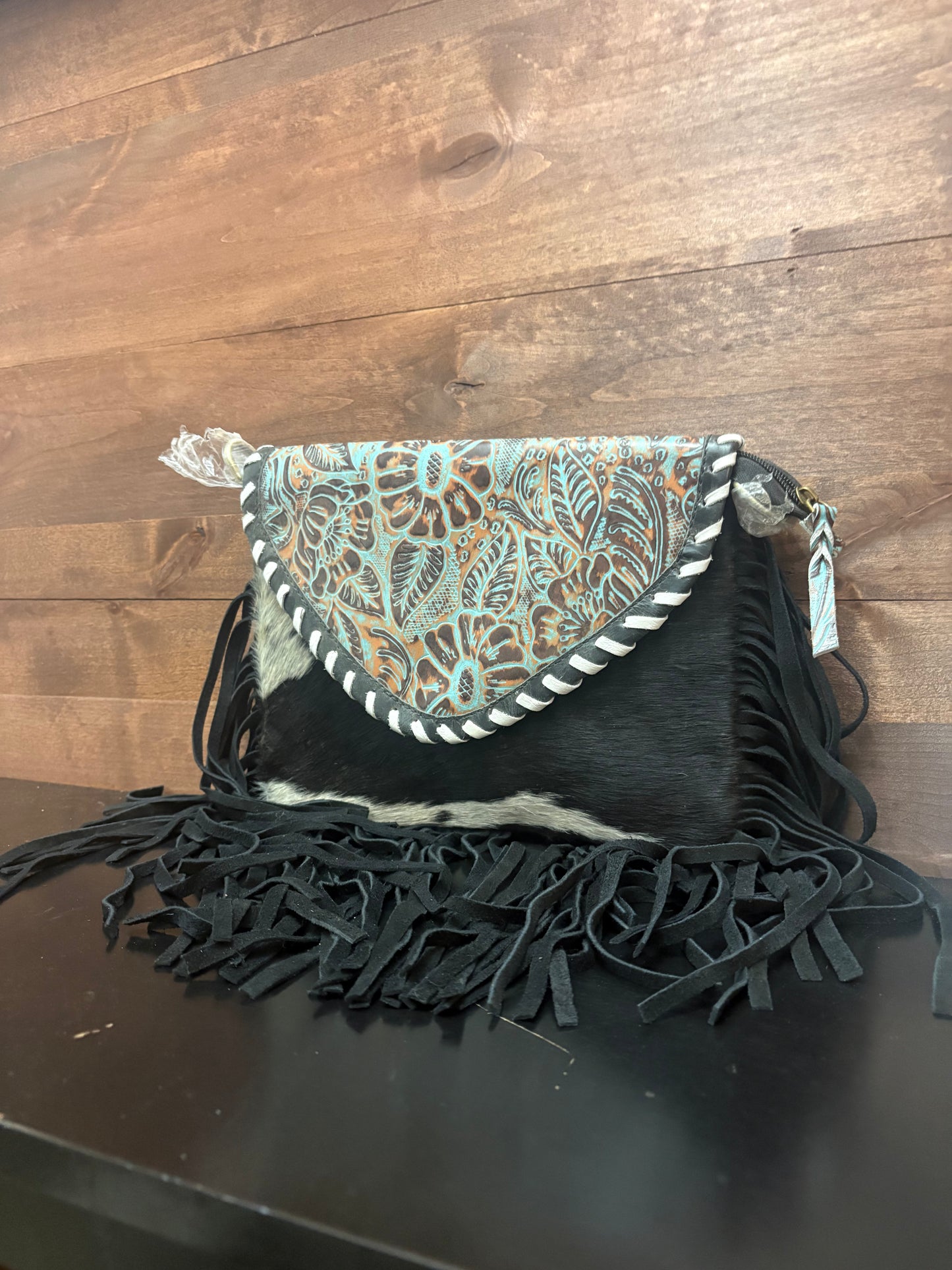 The Turquoise Trails Fringe Crossbody