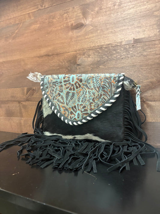 The Turquoise Trails Fringe Crossbody