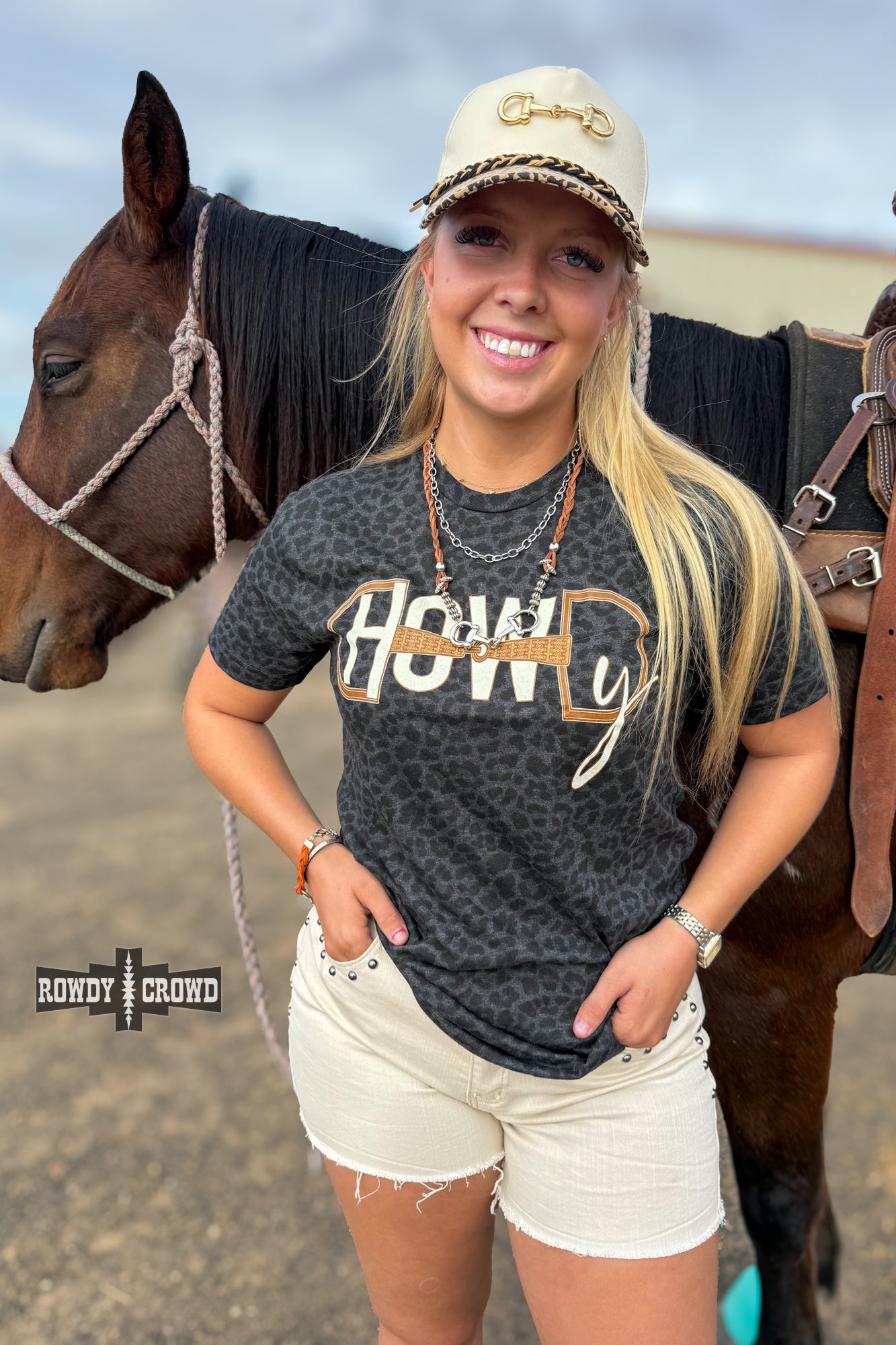Leopard Howdy Bit Tee