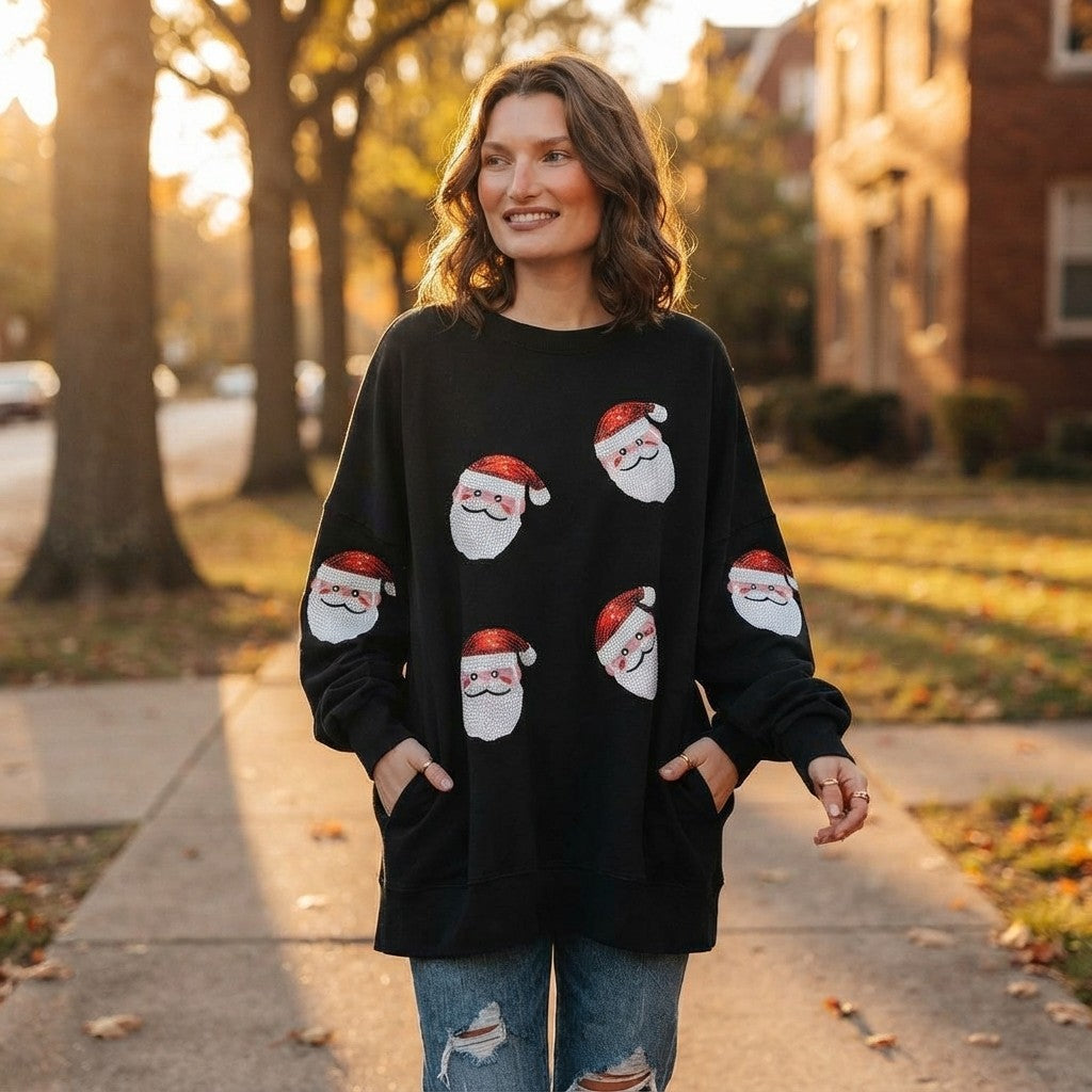 Santa Claus Oversized Sweatshirt