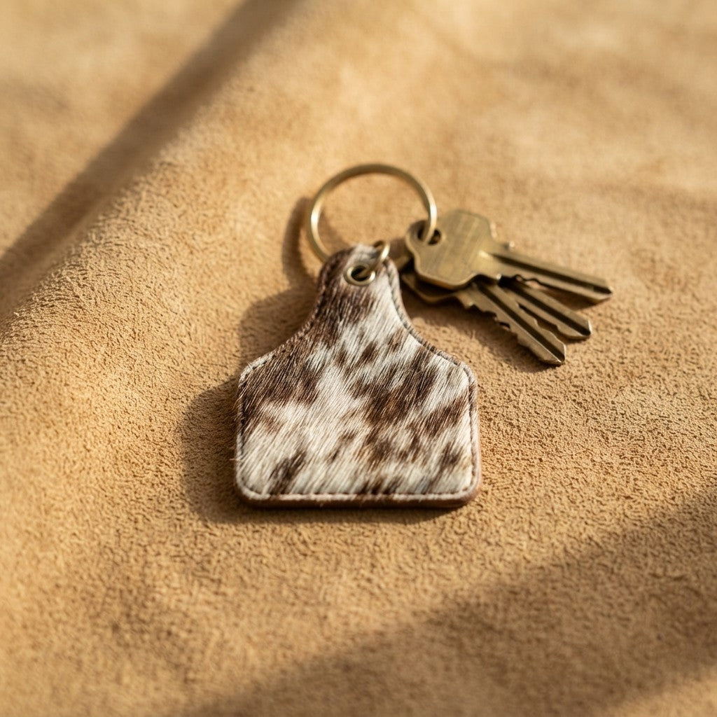 Custom branded cow tag