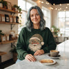 Leopard Santa Christmas Sweatshirt